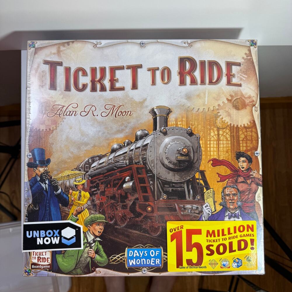 Ticket to Ride Days Of Wonder Factory Sealed New Train Board Game